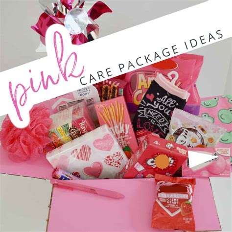 Pink Care Package Ideas Organized 31
