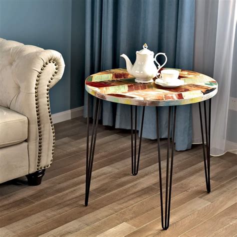 Shop reclaimed wood end tables and other reclaimed wood tables from the world's best dealers at 1stdibs. Reclaimed Wood Large Round Coffee Table | Round coffee ...