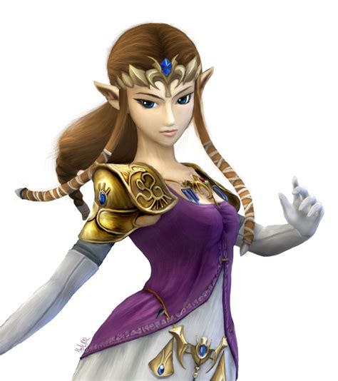 Princess Zelda No Background By Master1892 On Deviantart