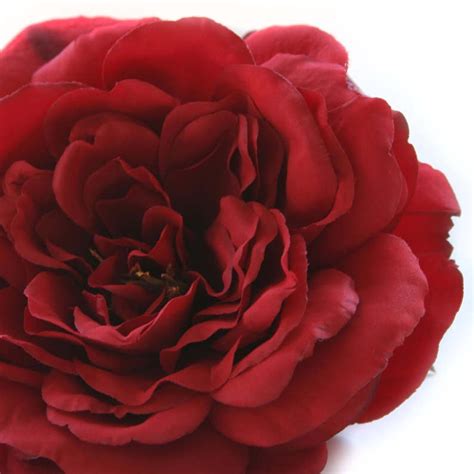 1 Large Deep Red Sophia Rose Silk Flowers Artificial Etsy