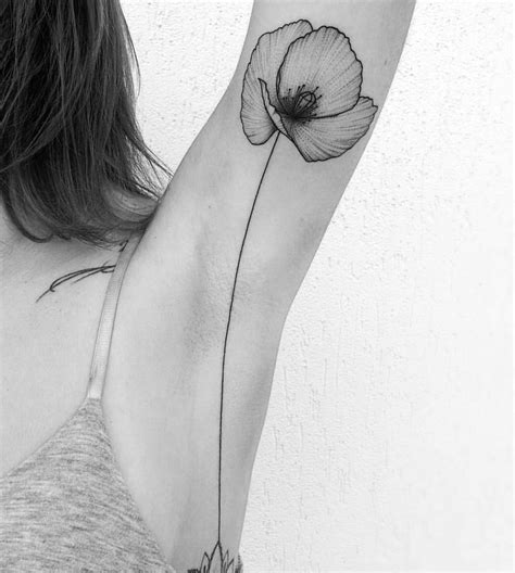 The 81 Most Gorgeous Blackwork Flower Tattoos