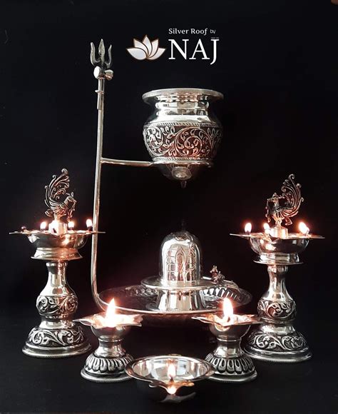 Pin By Lakshmi On Naj Jewellery Silver Pooja Items Silver Decor