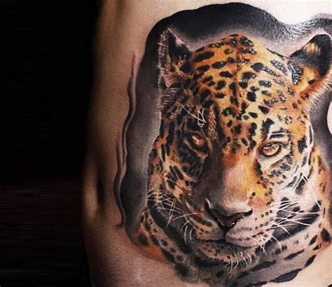 Watch this video for leopard tattoos, best leopard tattoo designs. Leopard Head tattoo by Jackson Tattoo (com imagens ...