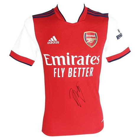 Signed Oleksandr Zinchenko Shirt Arsenal Icon Jersey