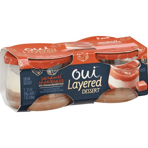 Oui By Yoplait Layered Dessert Caramel Cheesecake 2 Cups Premium Desserts Festival Foods