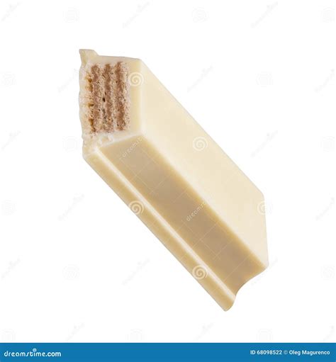 White Chocolate Stick Isolated Stock Photo Image Of Background