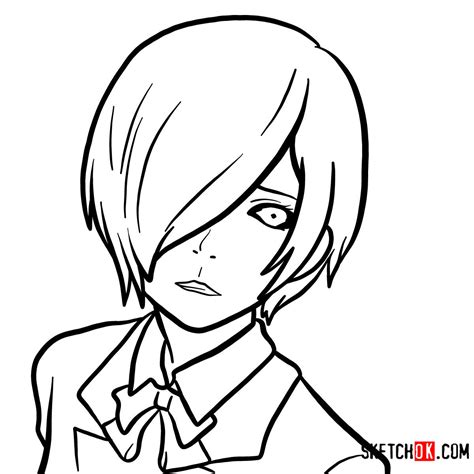 Tokyo Ghoul Easy Drawing Tokyo Ghoul Drawing Free Download On