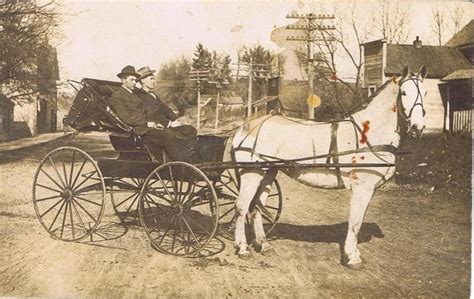Wagon Carriage Horse Drawn Early 1900 Pferde