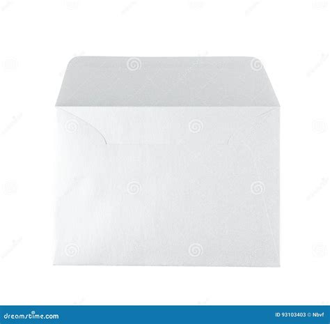 Opened Paper Envelope Isolated Stock Image Image Of Package Letter