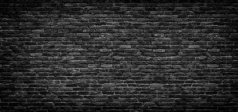 Black Brick Wall Texture Brick Surface As Background Stock