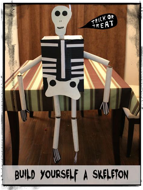 DIY Halloween Skeleton Craft for Kids! - Mom vs the Boys