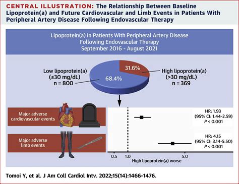 Impact Of High Lipoprotein A Levels On Clinical Outcomes Following Peripheral Endovascular