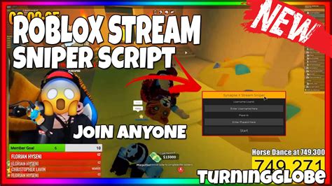 Roblox Stream Sniper Script Join Anyone S Game On Roblox Overpowered