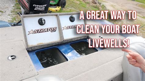 A Great Way To Clean Boat Livewells For Less Than Youtube