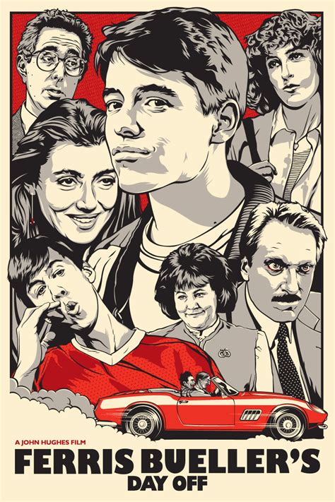 Redesigned Movie Poster For Ferris Buellers Day Off — Geektyrant