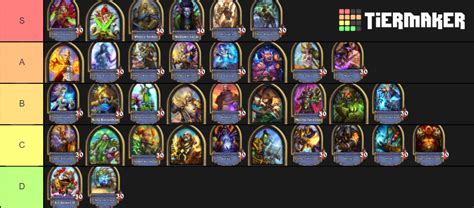 Hearthstone Hero Portraits Updated 1000 Wins Tier List Community