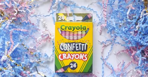 Crayola 24 Confetti Crayons Jennys Crayon Collection