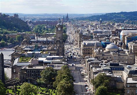 Aerial View Of Edinburgh Real Travel Experts