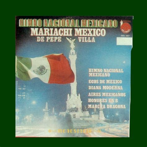 Sheet music for himno nacional mexicano (national anthem of mexico; Himno Nacional Mexicano by Mariachi México de Pepe Villa ...