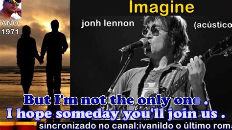 Imagine John Lennon Karaoke Violão Acústico Youtube