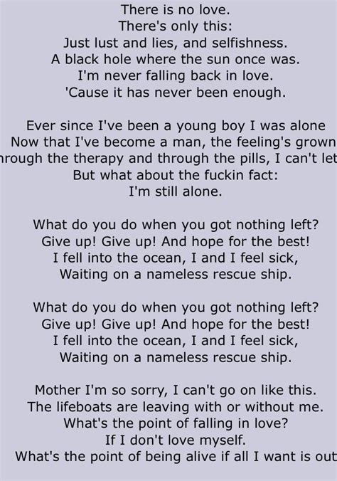 Senses Fail: Lifeboats Lyrics | Senses fail, Band quotes ...