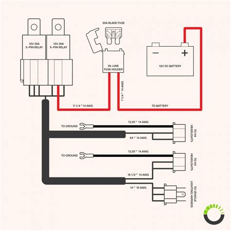 H4 led headlight wiring diagram. Simple Headlight Wiring Diagram