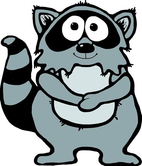 Free Clipart Cartoon Raccoon Clip Art Library