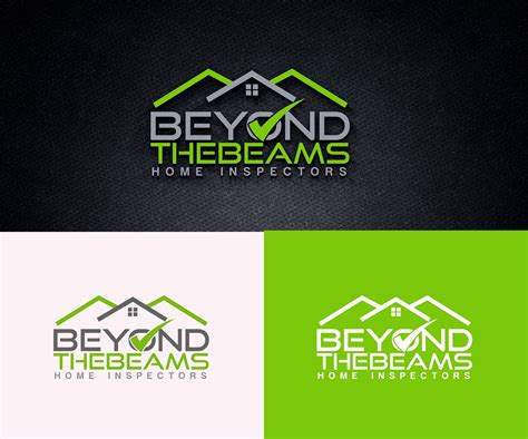 Modern Elegant Home Inspection Logo Design For Beyondthebeams Home