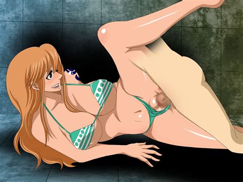 Rule 34 Bikini Censored Highres Nami One Piece Orange Hair Sex Swimsuit Vaginal Penetration