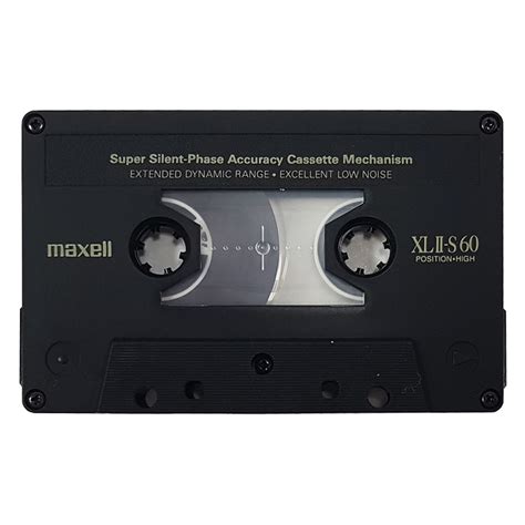 Maxell Xlii S 60 1988 89 Chrome Blank Audio Cassette Tapes Retro