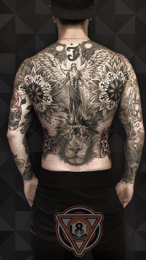 Full Back Tattoos, Back Tattoos For Guys, Full Body Tattoo, Body