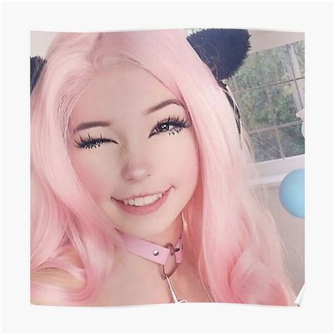 Belle Delphine Poster By Madeinsky Redbubble