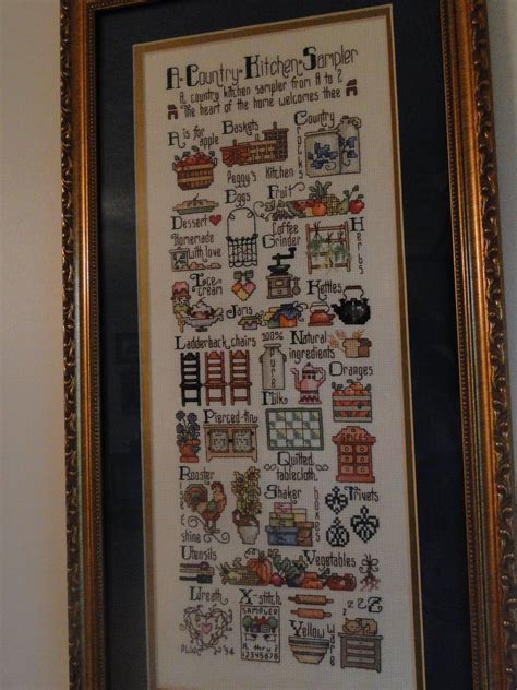 Country Kitchen Sampler From A To Z Deborah Lambein Love Cross Stitch