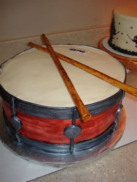 Snare Drum Cake Buttercream And Fondant Drum Birthday Cakes Birthday