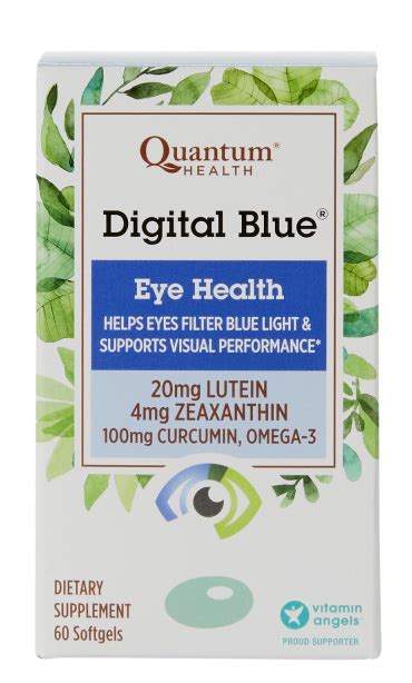 Digital Blue Eye Health 60 Softgels Quantum Health Penn Herb Co Ltd