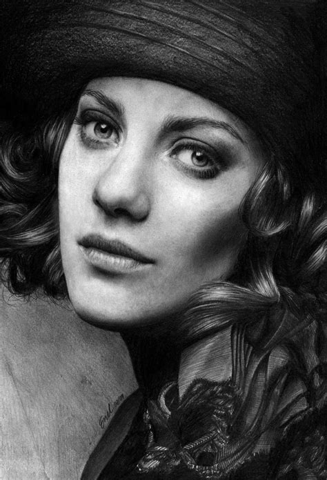 marion cotillard by nobodysghost on deviantart portrait realistic pencil drawings portrait