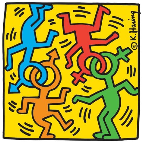 美国新波普艺术天才 Keith Haring凯斯哈林 涂鸦作品