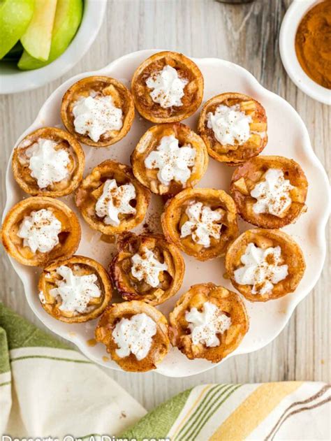Mini Apple Pie Bites Recipe Desserts On A Dime
