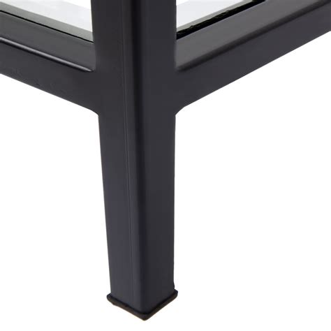 Cocktail Glass Square Side Table Black Art Deco Co