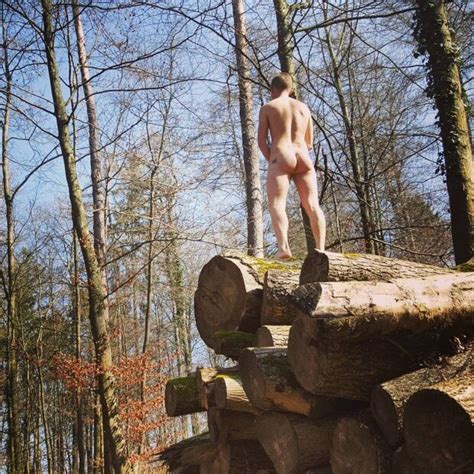 Nudehiking Nacktwanderer Nude Men Bear696