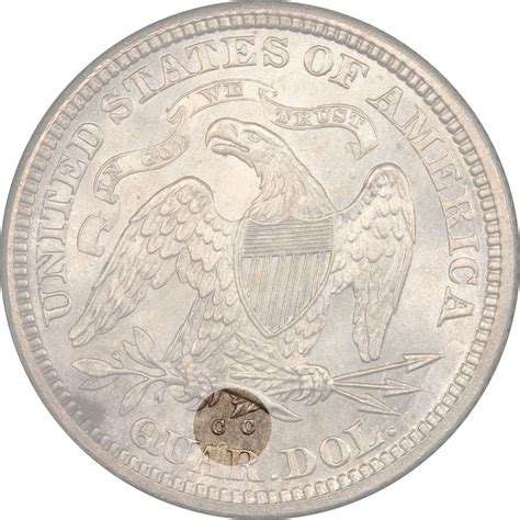 25 Cents United States Of America Usa 1866 1873 Km 98