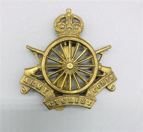 Army Cyclist Corps Cap Badge I Ww1 British Cap Badges And Insignia