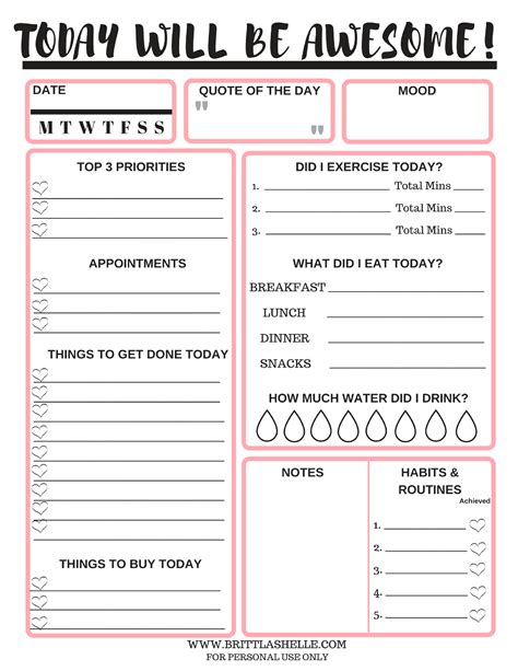70 Effective Goal Setting Worksheets Kittybabylove — Db