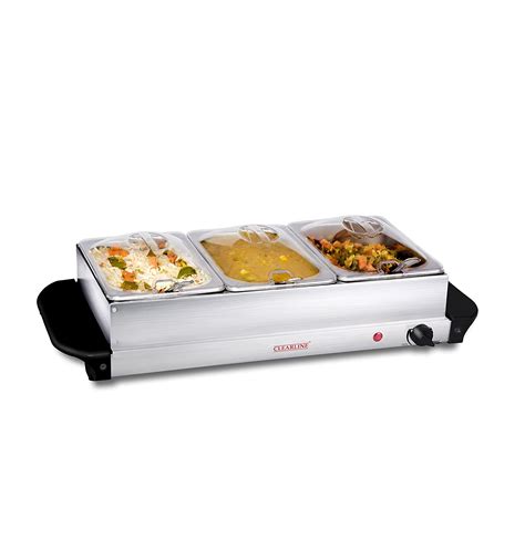 Fortunately, keeping food warm is easy thanks to. Clearline Stainless Steel 3 Pan Food Warmer and Buffet ...