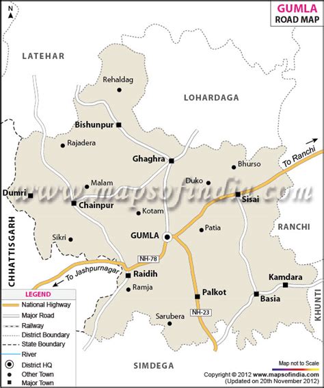 Gumla Road Map