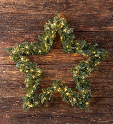 Holiday Star Wreath Plow And Hearth