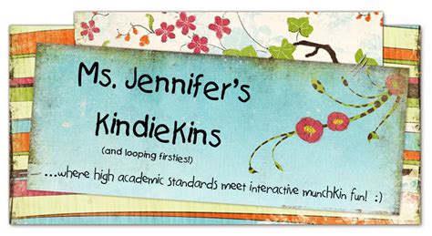 Ms Jennifers Kindiekins And Looping Firsties Elementary School