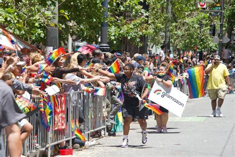 Participants At The Gay Pride Parade San Francisco Ca Editorial