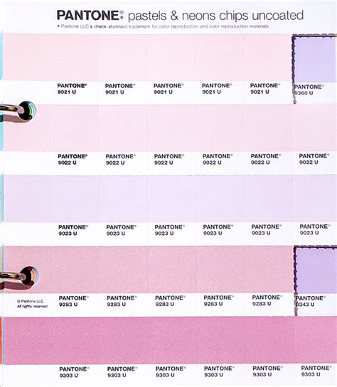Buy Pantone Pastels And Neons Chips Uncoated Replacement Page C 9