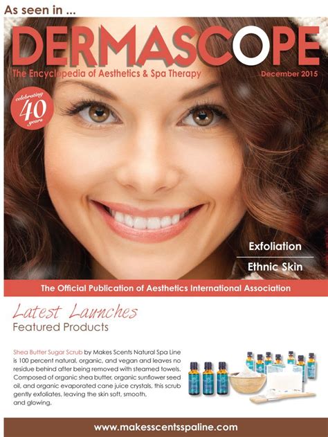 As Seen In Dermascope Magazine Spa Therapy Shea Butter Exfoliating
